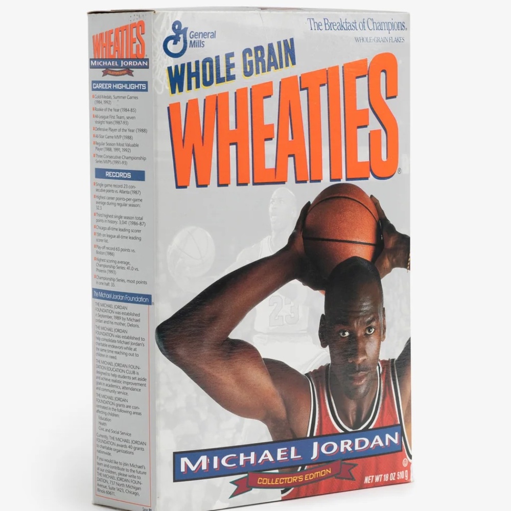 michael jordan wheaties box